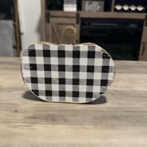 Kirklands Buffalo Plaid Pumpkin Decor